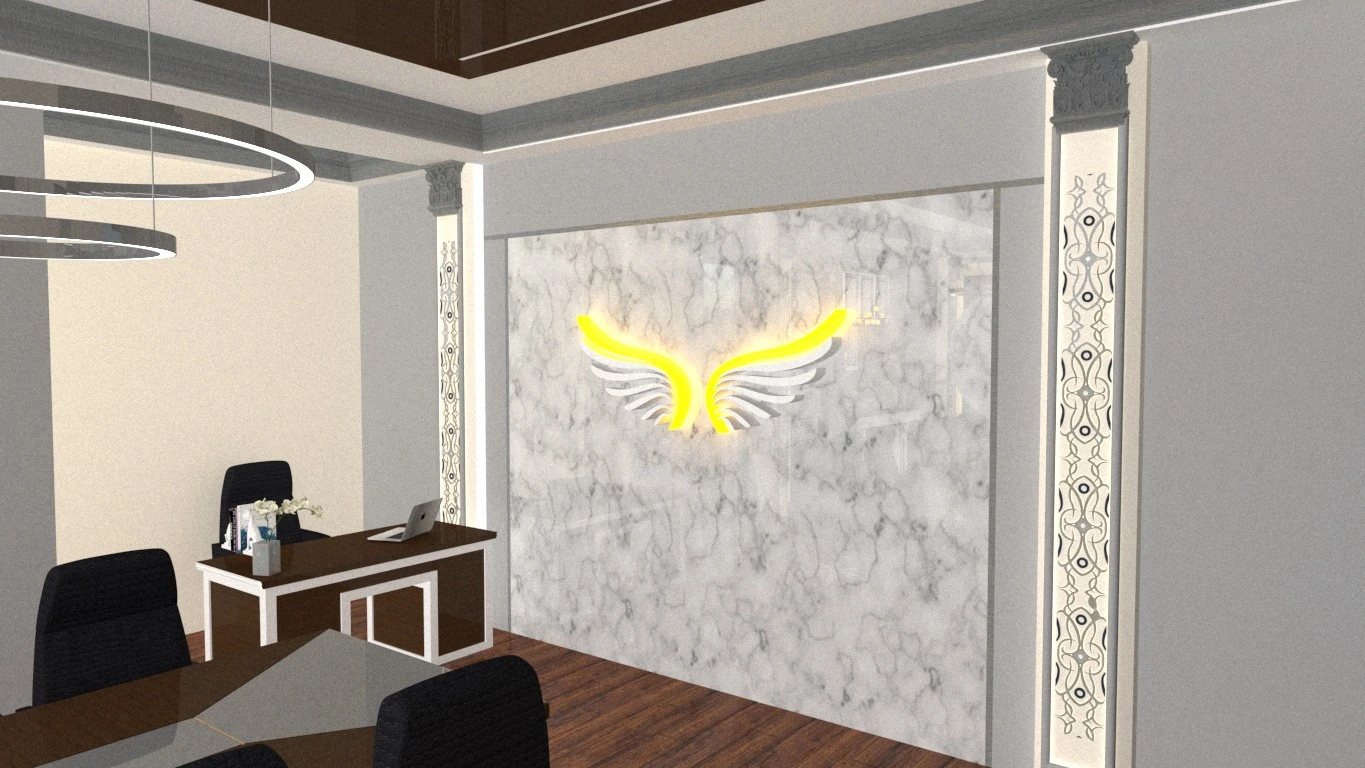 Workplace layout oleh Purnama Design Build