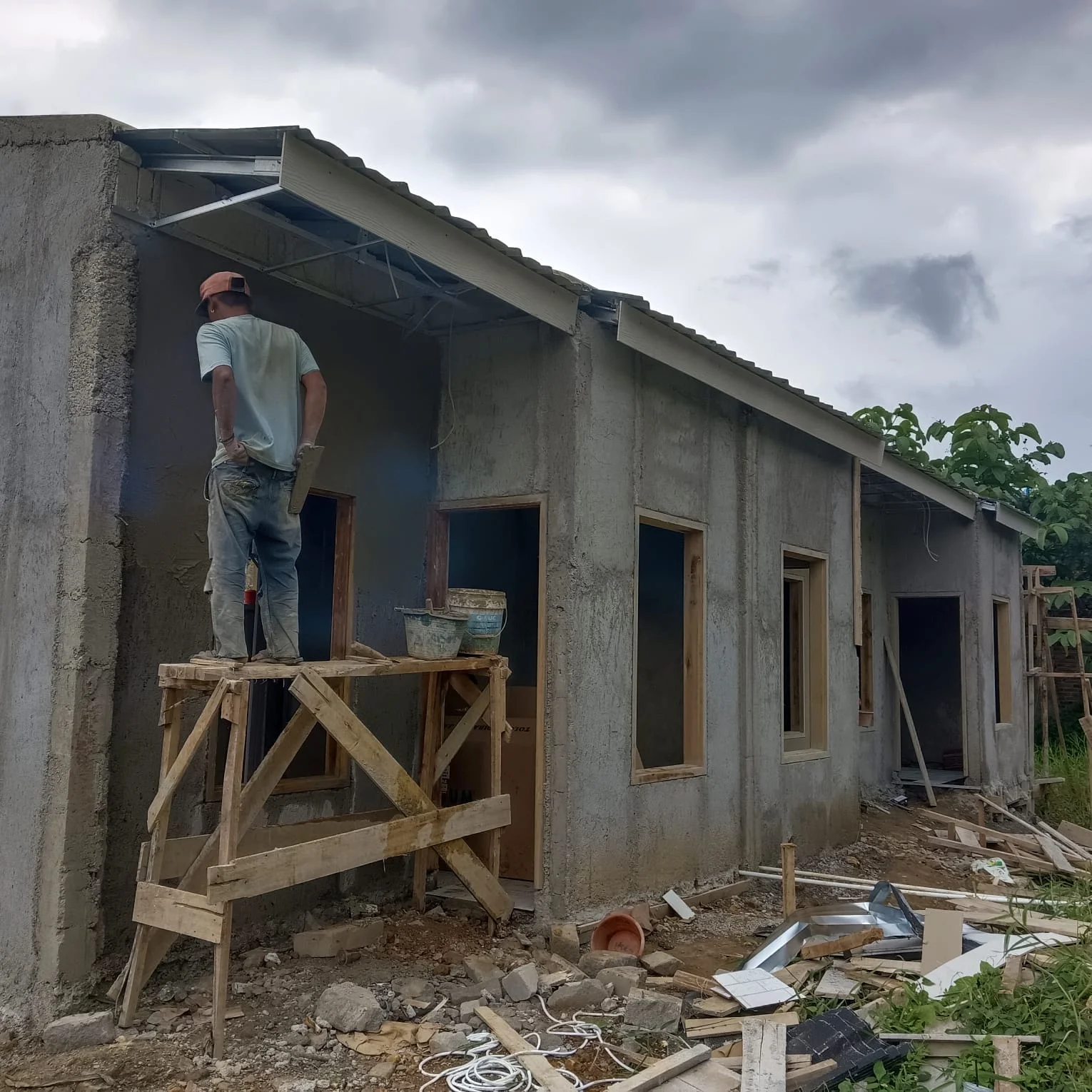 Dokumentasi proyek rumah oleh Purnama Design Build